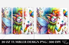Funny Fairy Vibrant Drawing | 20 oz Tumbler Product Image 1
