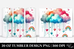 Valentines 20 Oz Tumbler Png Product Image 1