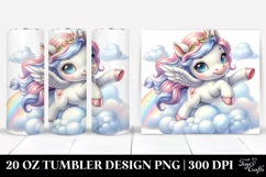 Pastel Baby Unicorn Dancer | 20 Oz Tumbler Product Image 1