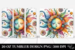 Whimsical Colorful Sun | 20 Oz Tumbler Product Image 1