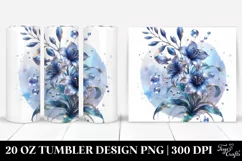 Glossy Lobelia | 20 Oz Tumbler Product Image 1