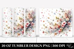Watercolor Pastel Tumbling Lamb | 20 oz Tumbler Product Image 1
