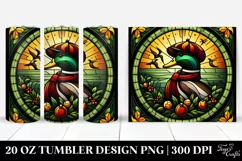 Stained Duck Clipart 20 Oz Tumbler Product Image 1