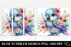 Whimsical Baby Parrot | 20 Oz Tumbler Product Image 1