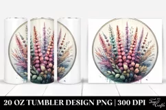Abstract Wooden Heather 20 Oz Tumbler Product Image 1