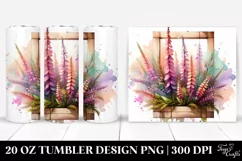 Wooden Heather Clipart 20 Oz Tumbler Product Image 1