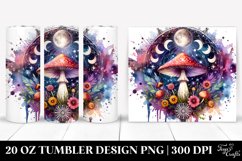 Magical Celestial Mushroom 20 Oz Tumbler Product Image 1