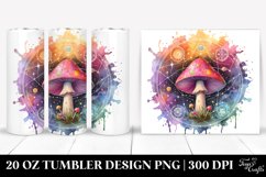 Magical Celestial Mushroom 20 Oz Tumbler Product Image 1