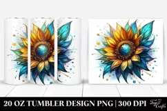 Shiny Sunflower | 20 Oz Tumbler Product Image 1