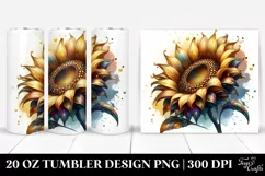 Shiny Sunflower | 20 Oz Tumbler Product Image 1