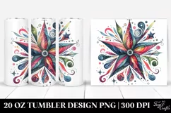Whimsical Colorful Star | 20 Oz Tumbler Product Image 1