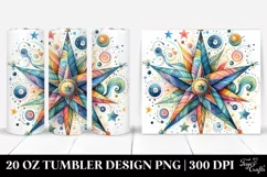 Whimsical Colorful Star | 20 Oz Tumbler Product Image 1