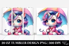 a Watercolor Funny Cow with Bandana, Transparent 20 Oz Product Image 1
