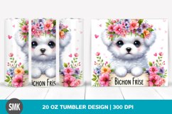 Cute Baby Bichon Frise Tumbler Product Image 1