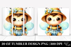 Colorful Baby Bee Summer Dress | 20 oz Tumbler Product Image 1