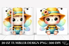 Colorful Baby Bee Summer Dress | 20 oz Tumbler Product Image 1