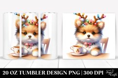 Expressive Baby Collie with Christmas Lights, Transparent 20 Product Image 1