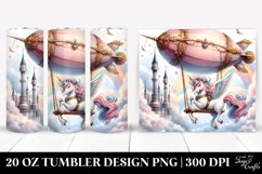 Cute Baby Unicorn Swing Tumbler | 20 Oz Tumbler Product Image 1