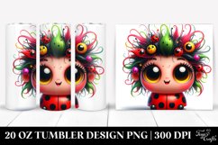 Colorful Crazy Baby Ladybug | 20 Oz Tumbler Product Image 1