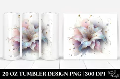Glossy Golden Lily 20 Oz Tumbler Product Image 1