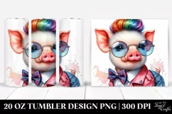 Cute Baby Pig Pose | 20 oz Tumbler Product Image 1