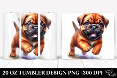 Enthusiastic Bullmastiff | 20 oz Tumbler Product Image 1