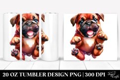 Jumping Bullmastiff | 20 oz Tumbler Product Image 1