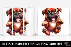 Jumping Bullmastiff | 20 oz Tumbler Product Image 1