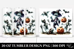 Funny Halloween Zombie 20 Oz Tumbler Product Image 1