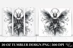 Gothic Whimsical Fairy Clipart, Transparent 20 Oz Tumbler Product Image 1
