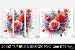 Colorful Red Roses | 20 oz Tumbler Product Image 1