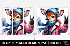 Agressive Baby Deer | 20 oz Tumbler Product Image 1
