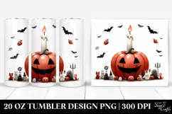 Funny Halloween Candle 20 Oz Tumbler Product Image 1