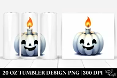 Funny Halloween Candle 20 Oz Tumbler Product Image 1