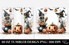 Funny Witch Clipart, High-Res 20 Oz Tumbler Product Image 1