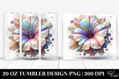 Shiny Petunia Tumbler | 20 oz Tumbler Product Image 1