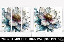 Abstract Anemone Stained Tumbler | 20 oz Tumbler Product Image 1