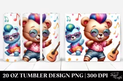 Cute Vibrant Baby Bear 20 Oz Tumbler Product Image 1