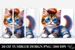 Happy Baby Cat | 20 oz Tumbler Product Image 1