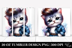 Cool Baby Cat Pose | 20 oz Tumbler Product Image 1
