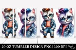 Expressive Baby Cat | 20 oz Tumbler Product Image 1