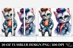 Expressive Baby Cat | 20 oz Tumbler Product Image 1