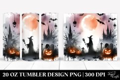 Halloween Warlock Scene | 20 oz Tumbler Product Image 1