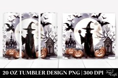 Halloween Warlock Scene | 20 oz Tumbler Product Image 1