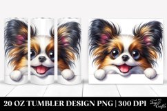 Crazy Papillon Watercolor Tumbler | 20 oz Tumbler Product Image 1