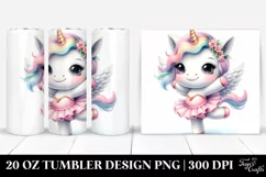 Pastel Baby Unicorn Dancer | 20 Oz Tumbler Product Image 1