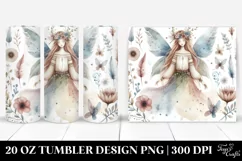 Boho Fairy Watercolor | 20 oz Tumbler Product Image 1
