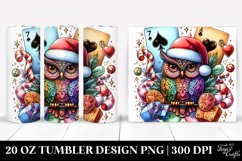 Christmas PNG 20 Oz Tumbler Design Product Image 1