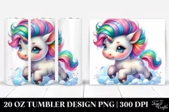 Cute Baby Unicorn | 20 oz Tumbler Product Image 1