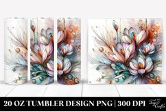 Stained Crocus Tumbler Product Image 1